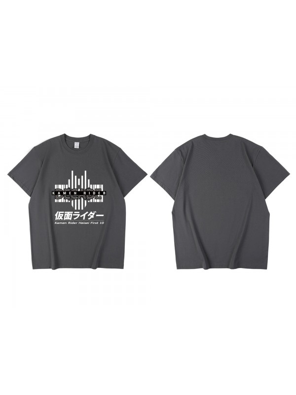2023 Kamen Rider Decade Short Sleeve Mens Graphic T-Shirts Fashion Printed Tops Cosplay Costume T Shirts For Women's