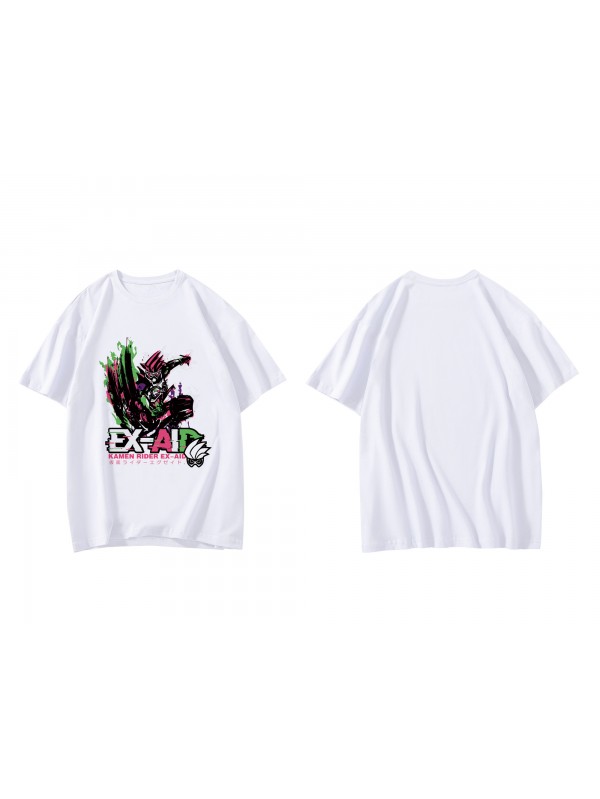 Special Kamen Rider Ex Aid Short Sleeve Mens Graphic T-Shirts Fashion Printed Tops Cosplay Costume T Shirts For Women's