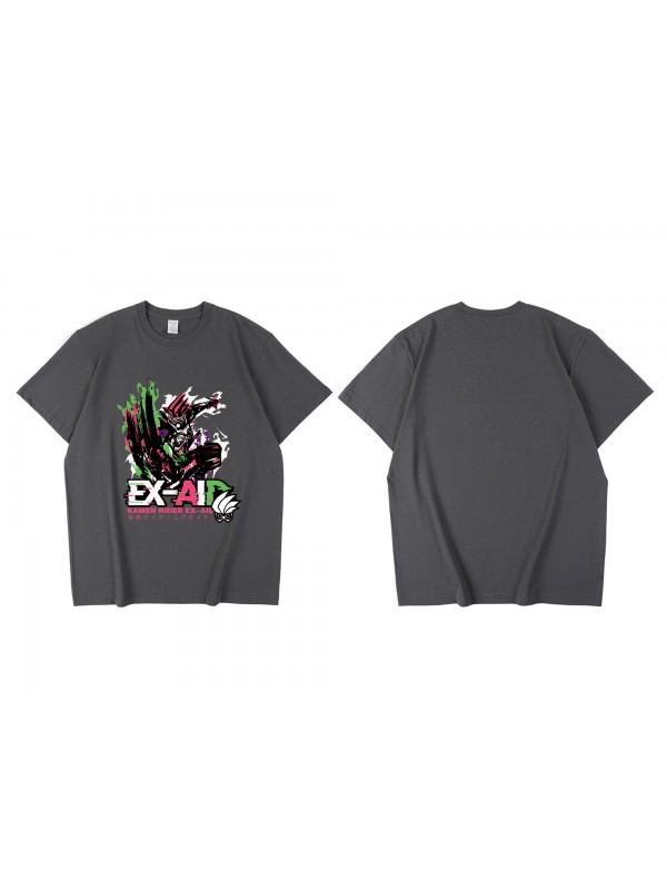 Welcome Kamen Rider Ex Aid Short Sleeve Mens Graphic T-Shirts Fashion Printed Tops Cosplay Costume T Shirts For Women's