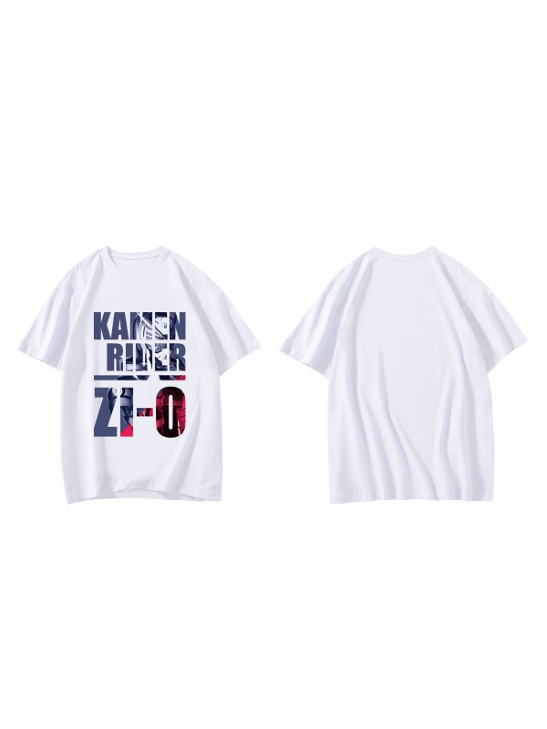 Feature Kamen Rider Zi O Short Sleeve Mens Graphic T-Shirts Fashion Printed Tops Cosplay Costume T Shirts For Women's