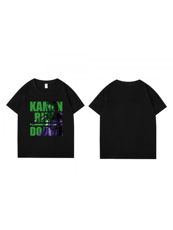 High Quality Kamen Rider Double Short Sleeve Mens Graphic T-Shirts Fashion Printed Tops Cosplay Costume T Shirts For Women's