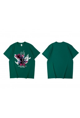 Unique Kamen Rider Zi O Short Sleeve Mens Graphic T-Shirts Fashion Printed Tops Cosplay Costume T Shirts For Women's