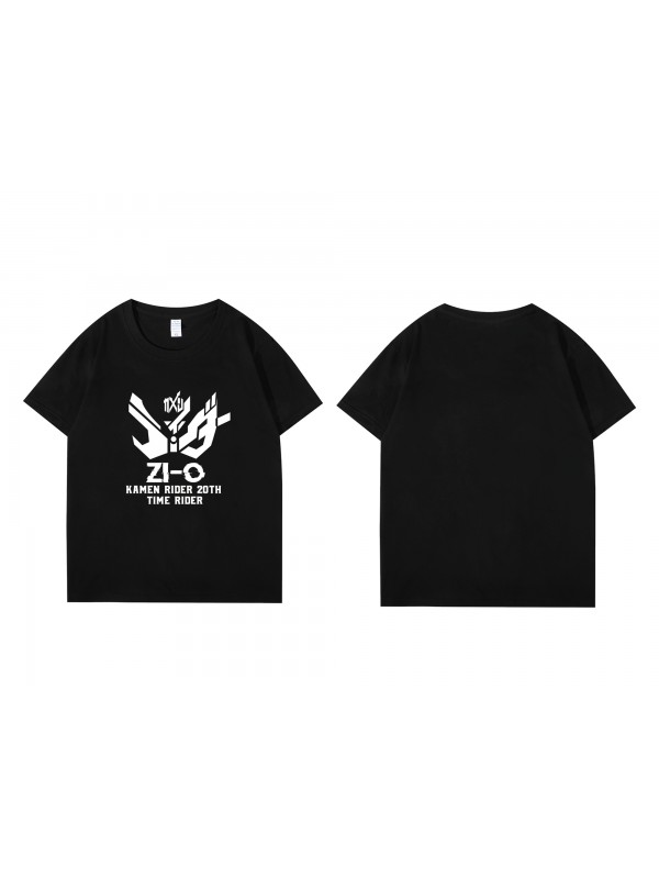 Custom Kamen Rider Zi O Short Sleeve Mens Graphic T-Shirts Fashion Printed Tops Cosplay Costume T Shirts For Women's