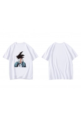 Personalised Son Goku Dragon Ball Short Sleeve Mens Graphic T-Shirts Fashion Printed Tops Cosplay Costume T Shirts For Women's