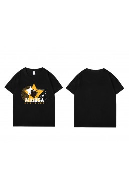 Soft Kirisame Marisa Touhou Project Short Sleeve Mens Graphic T-Shirts Fashion Printed Tops Cosplay Costume T Shirts For Women's