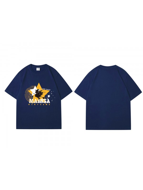 Shopping Kirisame Marisa Touhou Project Short Sleeve Mens Graphic T-Shirts Fashion Printed Tops Cosplay Costume T Shirts For Women's