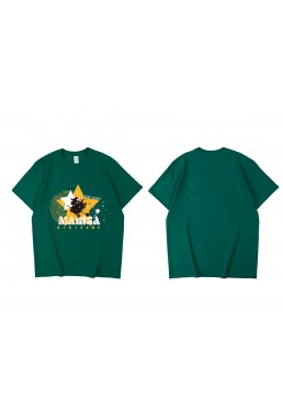 Buy Kirisame Marisa Touhou Project Short Sleeve Mens Graphic T-Shirts Fashion Printed Tops Cosplay Costume T Shirts For Women's