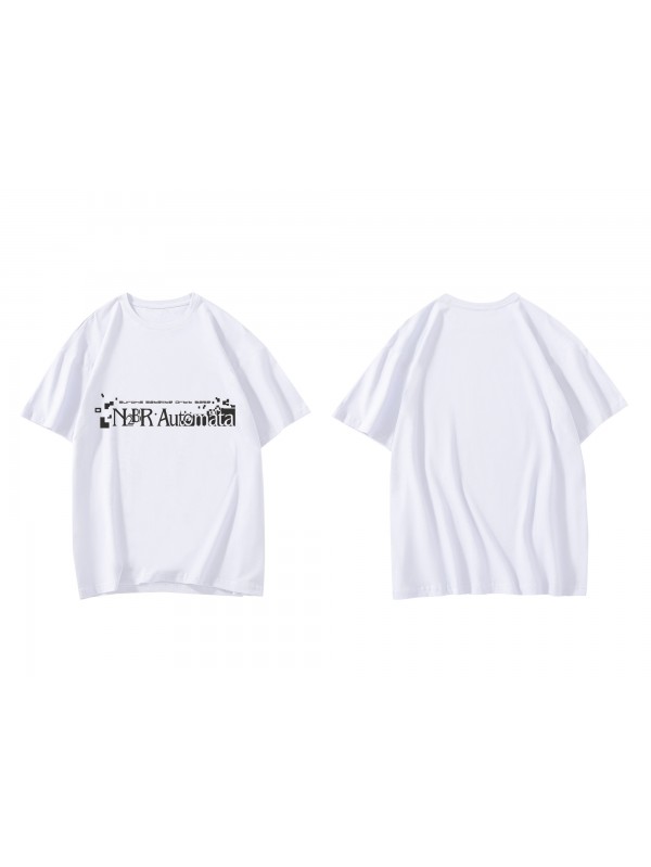 Best Nier Automata Short Sleeve Mens Graphic T-Shirts Fashion Printed Tops Cosplay Costume T Shirts For Women's