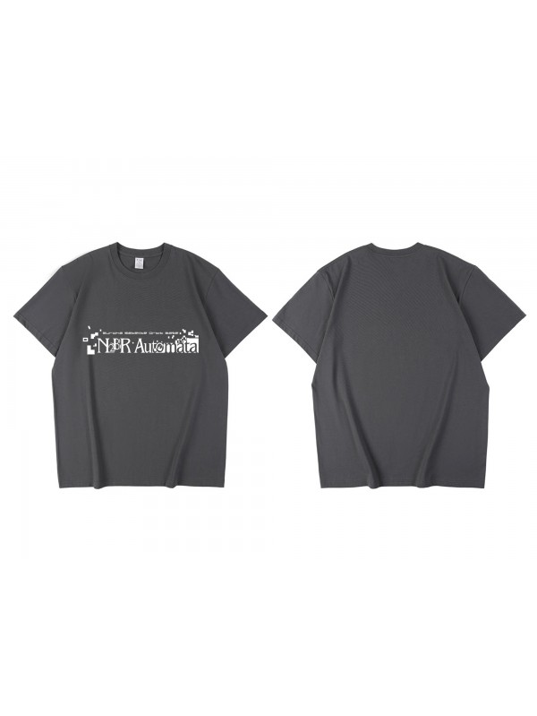 Cheap Nier Automata Short Sleeve Mens Graphic T-Shirts Fashion Printed Tops Cosplay Costume T Shirts For Women's