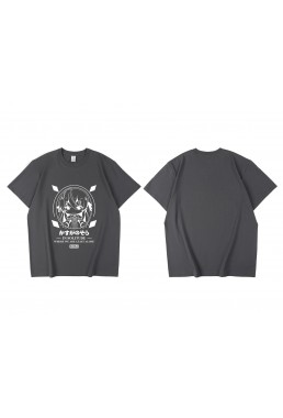 Tap Kasugano Sora Yosuga No Sora Short Sleeve Mens Graphic T-Shirts Fashion Printed Tops Cosplay Costume T Shirts For Women's
