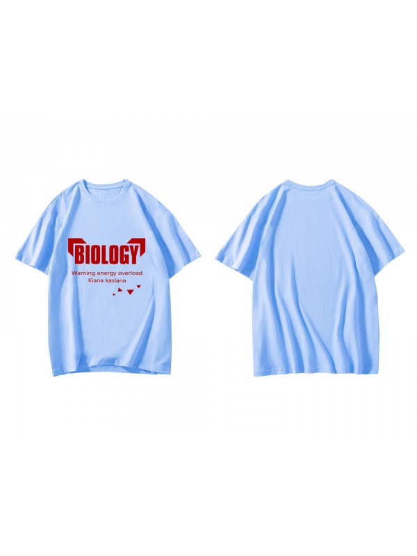 Clearance Honkai Impact 3 Short Sleeve Mens Graphic T-Shirts Fashion Printed Tops Cosplay Costume T Shirts For Women's