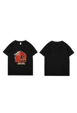 Durable Tokisaki Kurumi Date A Live Short Sleeve Mens Graphic T-Shirts Fashion Printed Tops Cosplay Costume T Shirts For Women's