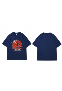 Unique Tokisaki Kurumi Date A Live Short Sleeve Mens Graphic T-Shirts Fashion Printed Tops Cosplay Costume T Shirts For Women's