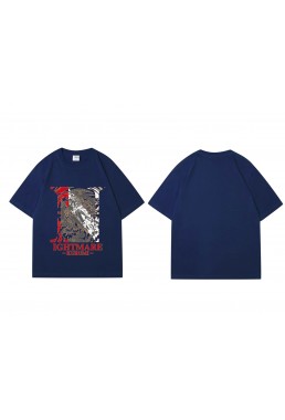 Buy Tokisaki Kurumi Nightmare Short Sleeve Mens Graphic T-Shirts Fashion Printed Tops Cosplay Costume T Shirts For Women's