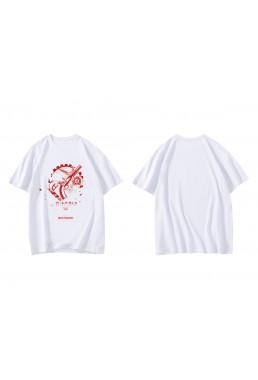 Custom Tokisaki Kurumi Short Sleeve Mens Graphic T-Shirts Fashion Printed Tops Cosplay Costume T Shirts For Women's