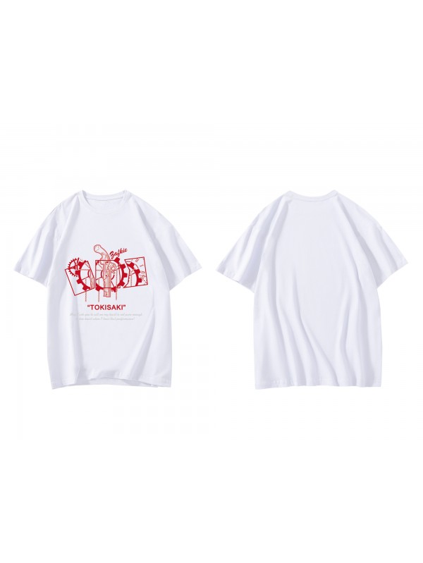 Coolest Tokisaki Kurumi Nightmare Date A Live Short Sleeve Mens Graphic T-Shirts Fashion Printed Tops Cosplay Costume T Shirts For Women's