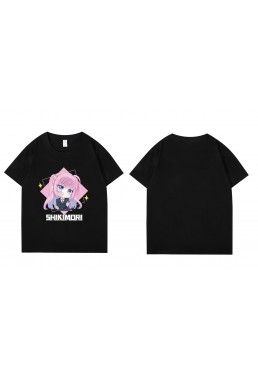 Limited Edition Shikimori S Not Just A Cutie Short Sleeve Mens Graphic T-Shirts Fashion Printed Tops Cosplay Costume T Shirts For Women's