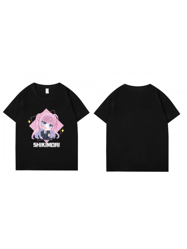 Limited Edition Shikimori S Not Just A Cutie Short Sleeve Mens Graphic T-Shirts Fashion Printed Tops Cosplay Costume T Shirts For Women's