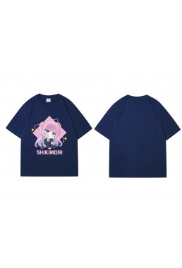 High Quality Shikimori S Not Just A Cutie Short Sleeve Mens Graphic T-Shirts Fashion Printed Tops Cosplay Costume T Shirts For Women's