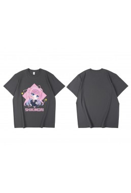Shopping Shikimori S Not Just A Cutie Short Sleeve Mens Graphic T-Shirts Fashion Printed Tops Cosplay Costume T Shirts For Women's