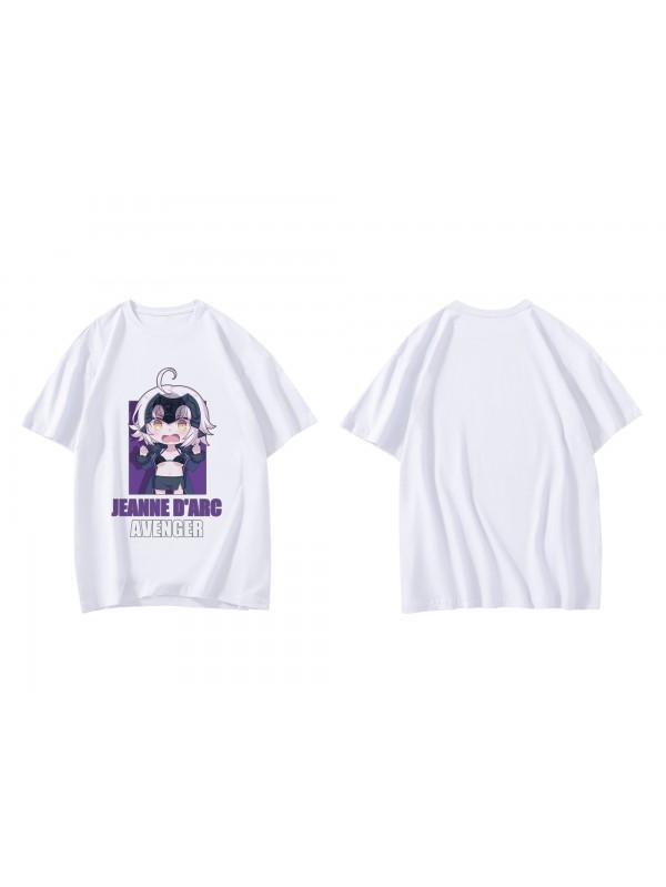 Buy Jeanne D Arc Fate Grand Order Short Sleeve Mens Graphic T-Shirts Fashion Printed Tops Cosplay Costume T Shirts For Women's