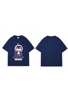 Best Jeanne D Arc Fate Grand Order Short Sleeve Mens Graphic T-Shirts Fashion Printed Tops Cosplay Costume T Shirts For Women's