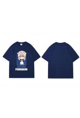 Personalised Arturia Pendragon Fate Short Sleeve Mens Graphic T-Shirts Fashion Printed Tops Cosplay Costume T Shirts For Women's