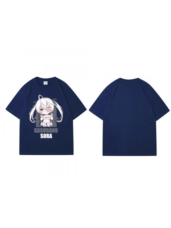 Clearance Kasugano Sora Short Sleeve Mens Graphic T-Shirts Fashion Printed Tops Cosplay Costume T Shirts For Women's