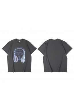 Hot Sale Miku Nakano The Quintessential Quintuplets Short Sleeve Mens Graphic T-Shirts Fashion Printed Tops Cosplay Costume T Shirts For Women's