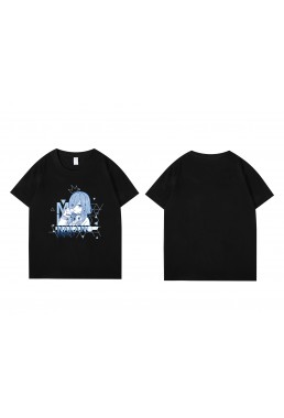 Soft Nakano Miku The Quintessential Quintuplets Short Sleeve Mens Graphic T-Shirts Fashion Printed Tops Cosplay Costume T Shirts For Women's