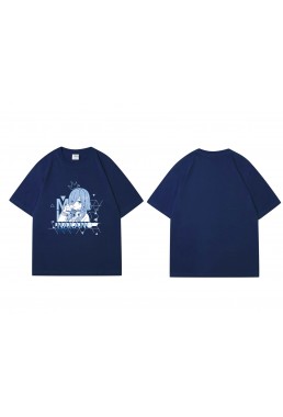 Shopping Nakano Miku The Quintessential Quintuplets Short Sleeve Mens Graphic T-Shirts Fashion Printed Tops Cosplay Costume T Shirts For Women's