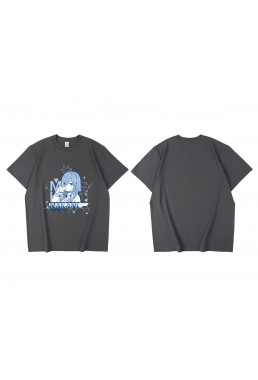 Discount Nakano Miku The Quintessential Quintuplets Short Sleeve Mens Graphic T-Shirts Fashion Printed Tops Cosplay Costume T Shirts For Women's