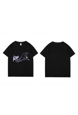 Funny Nakano Nino The Quintessential Quintuplets Short Sleeve Mens Graphic T-Shirts Fashion Printed Tops Cosplay Costume T Shirts For Women's