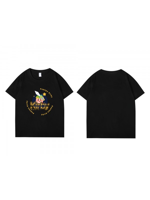 Personalised Popopo Kirby Short Sleeve Mens Graphic T-Shirts Fashion Printed Tops Cosplay Costume T Shirts For Women's