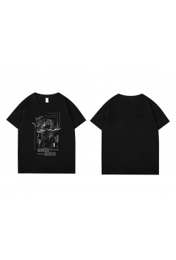 2023 Misaka Mikoto Short Sleeve Mens Graphic T-Shirts Fashion Printed Tops Cosplay Costume T Shirts For Women's