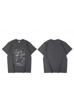 Special Misaka Mikoto Short Sleeve Mens Graphic T-Shirts Fashion Printed Tops Cosplay Costume T Shirts For Women's