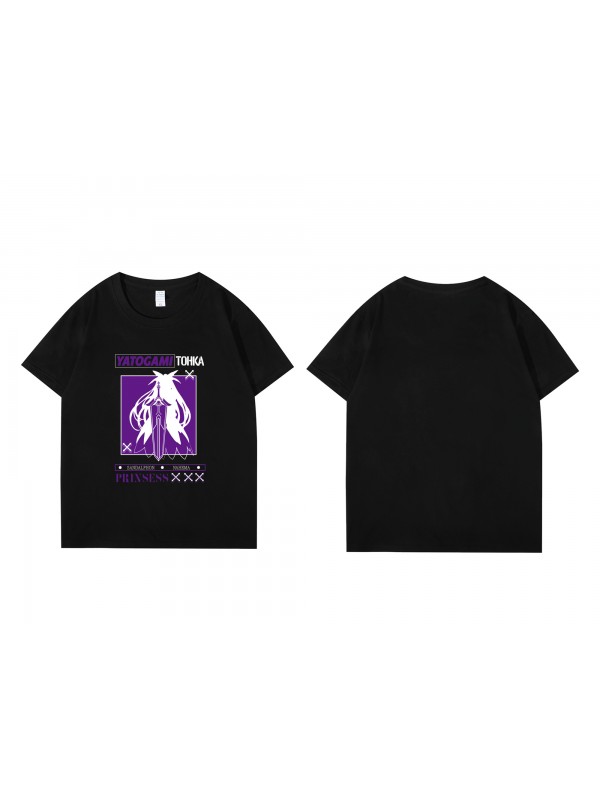 Limited Edition Yatogami Tohka Date A Live Short Sleeve Mens Graphic T-Shirts Fashion Printed Tops Cosplay Costume T Shirts For Women's