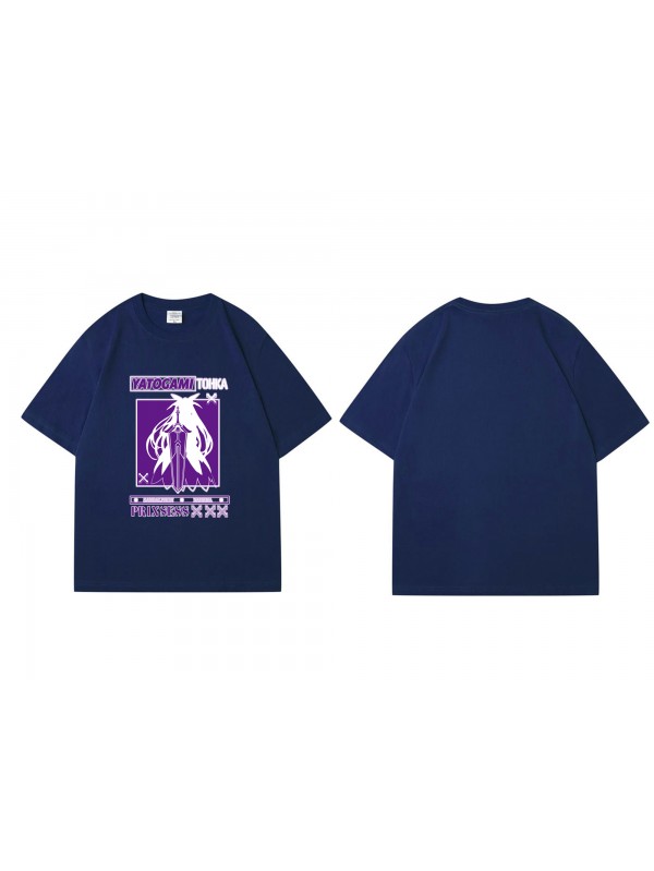 Buy Yatogami Tohka Date A Live Short Sleeve Mens Graphic T-Shirts Fashion Printed Tops Cosplay Costume T Shirts For Women's