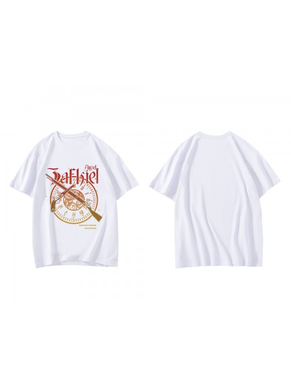 Special Tokisaki Kurumi Nightmare Short Sleeve Mens Graphic T-Shirts Fashion Printed Tops Cosplay Costume T Shirts For Women's