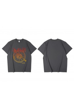 Welcome Tokisaki Kurumi Nightmare Short Sleeve Mens Graphic T-Shirts Fashion Printed Tops Cosplay Costume T Shirts For Women's
