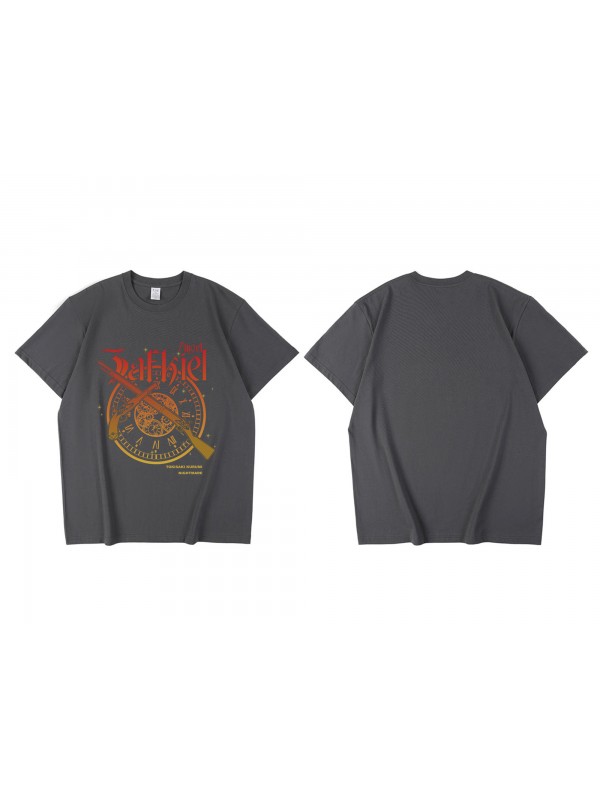 Welcome Tokisaki Kurumi Nightmare Short Sleeve Mens Graphic T-Shirts Fashion Printed Tops Cosplay Costume T Shirts For Women's