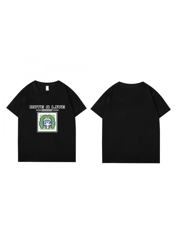 Discount Himekawa Yoshino Date A Live Short Sleeve Mens Graphic T-Shirts Fashion Printed Tops Cosplay Costume T Shirts For Women's