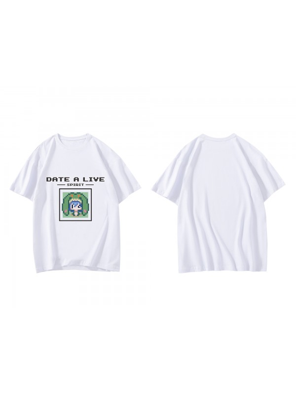 Buy Himekawa Yoshino Date A Live Short Sleeve Mens Graphic T-Shirts Fashion Printed Tops Cosplay Costume T Shirts For Women's