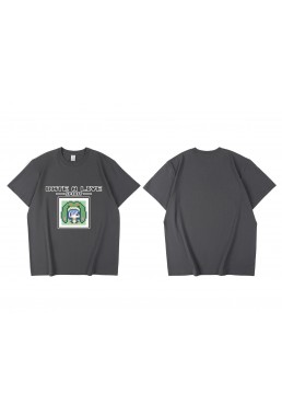 New Himekawa Yoshino Date A Live Short Sleeve Mens Graphic T-Shirts Fashion Printed Tops Cosplay Costume T Shirts For Women's