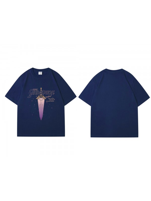 Coolest Yatogami Tohka Date A Live Short Sleeve Mens Graphic T-Shirts Fashion Printed Tops Cosplay Costume T Shirts For Women's