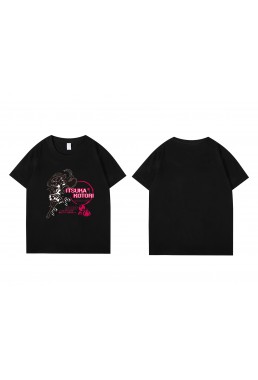 Feature Itsuka Kotori Date A Live Short Sleeve Mens Graphic T-Shirts Fashion Printed Tops Cosplay Costume T Shirts For Women's