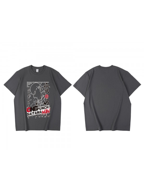 2023 Saitama One Punch Man Short Sleeve Mens Graphic T-Shirts Fashion Printed Tops Cosplay Costume T Shirts For Women's