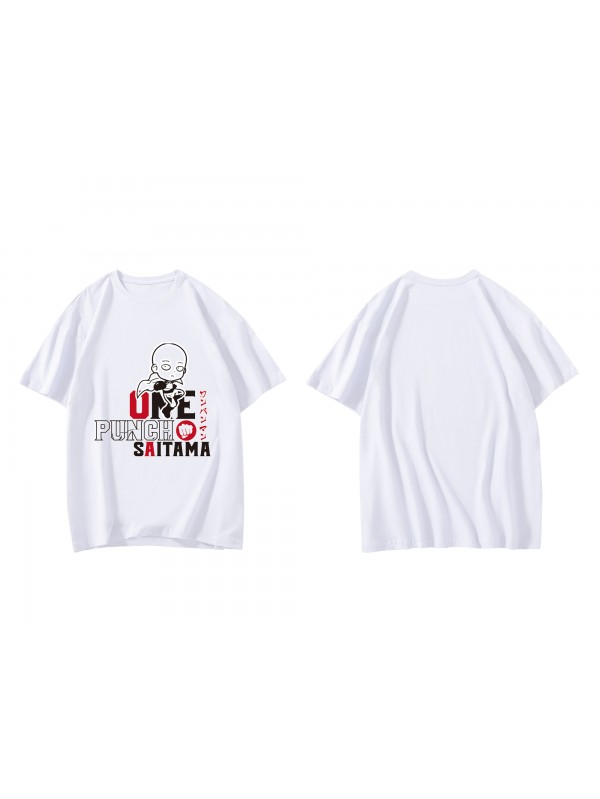 Tap Saitama One Punch Man Short Sleeve Mens Graphic T-Shirts Fashion Printed Tops Cosplay Costume T Shirts For Women's