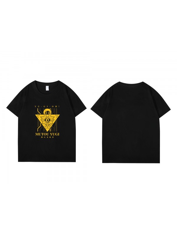 Soft Mutou Yugi Short Sleeve Mens Graphic T-Shirts Fashion Printed Tops Cosplay Costume T Shirts For Women's