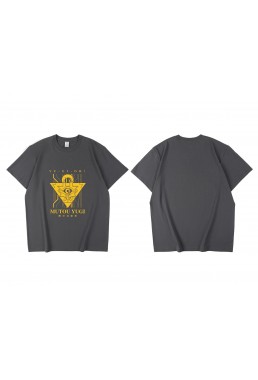 Discount Mutou Yugi Short Sleeve Mens Graphic T-Shirts Fashion Printed Tops Cosplay Costume T Shirts For Women's
